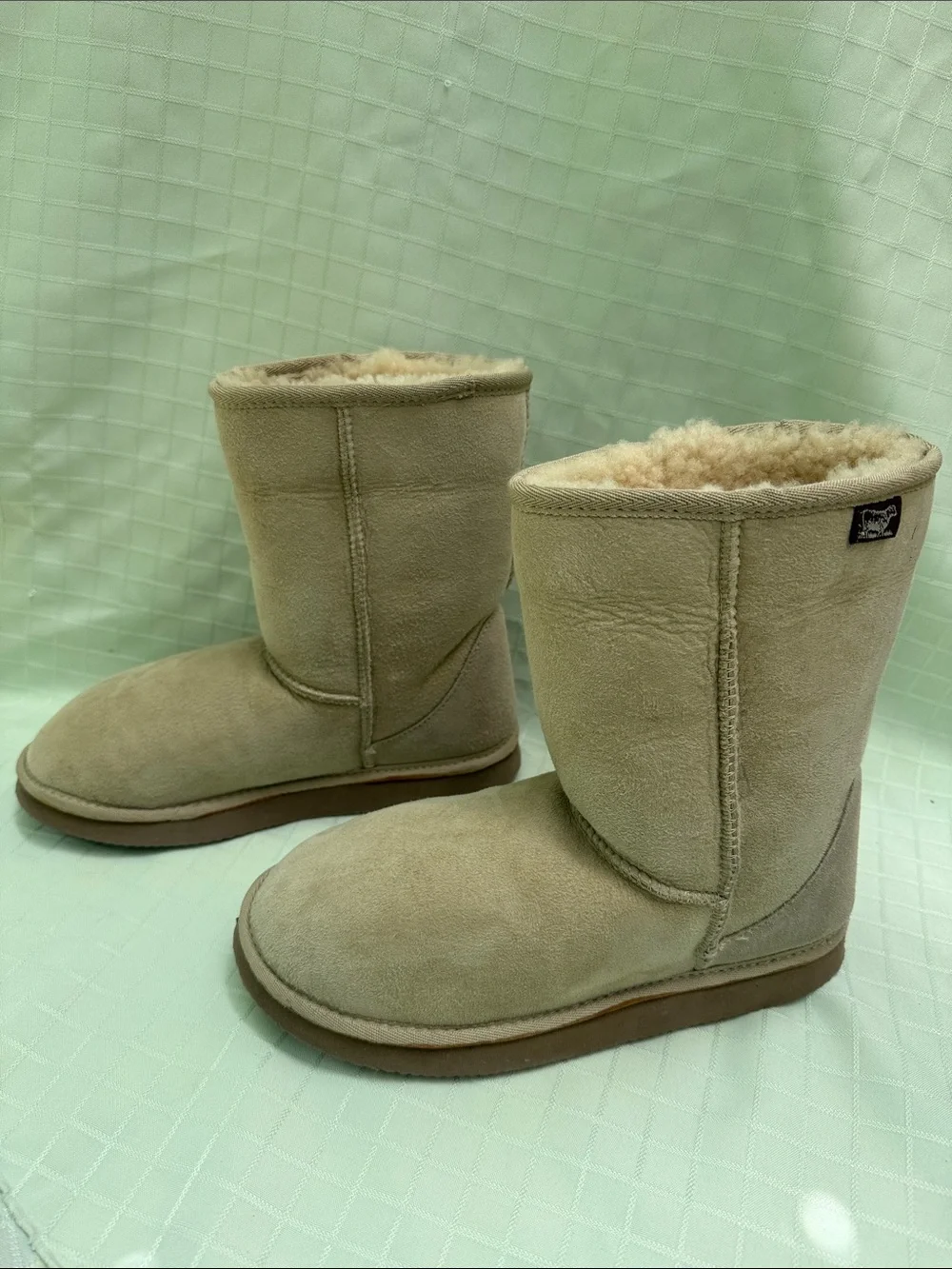 Vintage cozy shearling